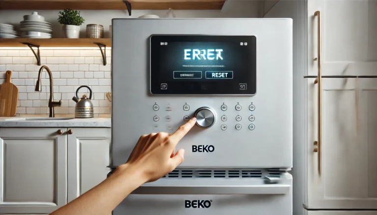 beko vriezer resetten