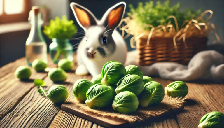 mag een konijn spruitjes