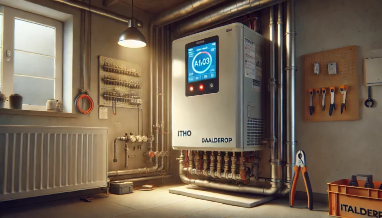 Wat is de Itho Daalderop foutcode A1-03 bij een warmtepomp?